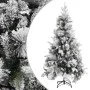 Christmas tree with flocked snow and pine cones PVC and PE 225 cm by vidaXL, Christmas trees - Ref: Foro24-340532, Price: 189...