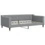 Trundle sofa bed with drawers light gray fabric 90x190 cm by vidaXL, Beds and slatted bases - Ref: Foro24-3197472, Price: 282...