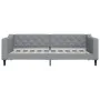 Trundle sofa bed with drawers light gray fabric 90x190 cm by vidaXL, Beds and slatted bases - Ref: Foro24-3197472, Price: 282...