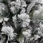Weihnachtsbaum mit beflocktem Schnee und Tannenzapfen aus PVC und PE 225 cm von vidaXL, Weihnachtsbäume - Ref: Foro24-340532,...