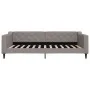 Trundle sofa bed with drawers taupe gray fabric 100x200 cm by vidaXL, Beds and slatted bases - Ref: Foro24-3197470, Price: 30...