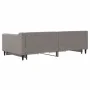 Trundle sofa bed with drawers taupe gray fabric 100x200 cm by vidaXL, Beds and slatted bases - Ref: Foro24-3197470, Price: 30...