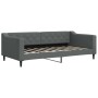 Sofá cama nido con cajones tela gris oscuro 90x190 cm de vidaXL, Camas y somieres - Ref: Foro24-3197473, Precio: 295,24 €, De...