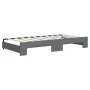 Trundle sofa bed with drawers dark gray fabric 90x190 cm by vidaXL, Beds and slatted bases - Ref: Foro24-3197473, Price: 286,...