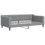 Trundle sofa bed with drawers light gray fabric 80x200 cm by vidaXL, Beds and slatted bases - Ref: Foro24-3197475, Price: 459...
