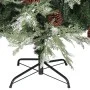 Christmas tree with green and white pine cones PVC and PE 150 cm by vidaXL, Christmas trees - Ref: Foro24-340534, Price: 95,5...