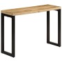 Mesa consola madera maciza de mango rugosa 110x35x76 cm de vidaXL, Mesas auxiliares - Ref: Foro24-353909, Precio: 174,59 €, D...
