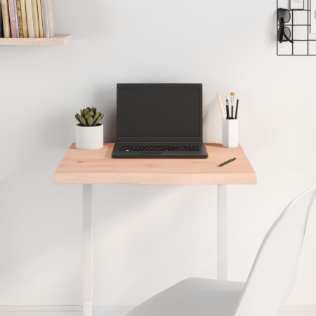 Untreated solid oak wood table top 60x40x(2-4) cm by vidaXL, Table tops - Ref: Foro24-3156282, Price: 54,18 €, Discount: %