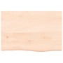 Untreated solid oak wood table top 60x40x(2-4) cm by vidaXL, Table tops - Ref: Foro24-3156282, Price: 54,18 €, Discount: %