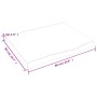 Untreated solid oak wood table top 60x50x(2-4) cm by vidaXL, Table tops - Ref: Foro24-3156285, Price: 61,12 €, Discount: %