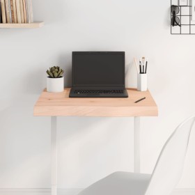 Solid untreated oak wood table top 60x40x(2-6) cm by vidaXL, Table tops - Ref: Foro24-3156283, Price: 61,77 €, Discount: %