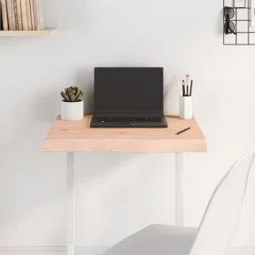 Solid untreated oak wood table top 60x40x(2-6) cm by vidaXL, Table tops - Ref: Foro24-3156283, Price: 60,68 €, Discount: %