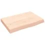 Tablero de mesa madera maciza roble sin tratar 60x40x(2-6) cm de vidaXL, Tableros para mesas - Ref: Foro24-3156283, Precio: 6...