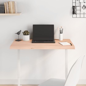 Untreated solid oak wood table top 80x50x(2-4) cm by vidaXL, Table tops - Ref: Foro24-3156294, Price: 82,36 €, Discount: %