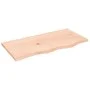 Tischplatte aus unbehandeltem massivem Eichenholz, 80 x 40 x 2 cm von vidaXL, Tischplatten - Ref: Foro24-3156290, Preis: 49,8...