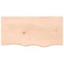 Tischplatte aus unbehandeltem massivem Eichenholz, 80 x 40 x 2 cm von vidaXL, Tischplatten - Ref: Foro24-3156290, Preis: 49,8...
