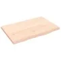 Tablero de mesa madera maciza de roble sin tratar 60x40x2 cm de vidaXL, Tableros para mesas - Ref: Foro24-3156281, Precio: 33...