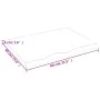 Tablero de mesa madera maciza roble sin tratar 80x60x(2-4) cm by vidaXL, Table tops - Ref: Foro24-3156297, Price: 70,17 €, Di...