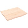 Tischplatte aus unbehandeltem massivem Eichenholz, 60 x 50 x 2 cm von vidaXL, Tischplatten - Ref: Foro24-3156284, Preis: 48,2...