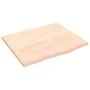 Tischplatte aus unbehandeltem massivem Eichenholz, 60 x 50 x 2 cm von vidaXL, Tischplatten - Ref: Foro24-3156284, Preis: 47,3...