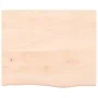 Tischplatte aus unbehandeltem massivem Eichenholz, 60 x 50 x 2 cm von vidaXL, Tischplatten - Ref: Foro24-3156284, Preis: 47,3...