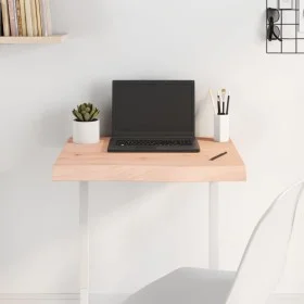 Untreated solid oak wood table top 60x50x(2-6) cm by vidaXL, Table tops - Ref: Foro24-3156286, Price: 67,54 €, Discount: %