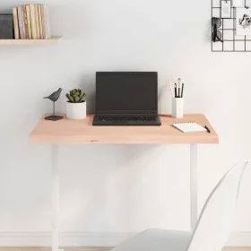 Untreated solid oak wood table top 80x40x(2-4) cm by vidaXL, Table tops - Ref: Foro24-3156291, Price: 69,42 €, Discount: %