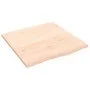 Tischplatte aus unbehandeltem massivem Eichenholz, 60 x 60 x 2 cm von vidaXL, Tischplatten - Ref: Foro24-3156287, Preis: 50,7...