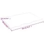 Tischplatte aus unbehandeltem massivem Eichenholz, 80 x 60 x 2 cm von vidaXL, Tischplatten - Ref: Foro24-3156296, Preis: 63,0...
