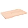Tischplatte aus unbehandeltem massivem Eichenholz, 80 x 50 x 2 cm von vidaXL, Tischplatten - Ref: Foro24-3156293, Preis: 57,0...