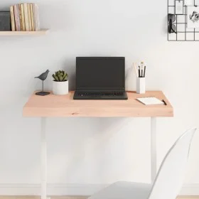 Untreated solid oak wood table top 80x40x(2-6) cm by vidaXL, Table tops - Ref: Foro24-3156292, Price: 73,93 €, Discount: %