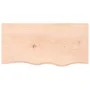 Untreated solid oak wood table top 80x40x(2-6) cm by vidaXL, Table tops - Ref: Foro24-3156292, Price: 73,93 €, Discount: %