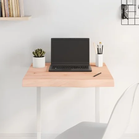 Untreated solid oak wood table top 60x60x(2-6) cm by vidaXL, Table tops - Ref: Foro24-3156289, Price: 61,54 €, Discount: %