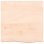 Tischplatte aus unbehandeltem massivem Eichenholz, 60 x 60 x (2–6) cm von vidaXL, Tischplatten - Ref: Foro24-3156289, Preis: ...