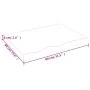 Tablero de mesa madera maciza roble sin tratar 80x60x(2-6) cm by vidaXL, Table tops - Ref: Foro24-3156298, Price: 72,88 €, Di...