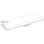 Massivholz Eichenholz unbehandelter Tischplatte 180x60x(2-6) cm von vidaXL, Tischplatten - Ref: Foro24-3156331, Preis: 141,74...