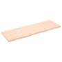 Tischplatte aus unbehandeltem massivem Eichenholz, 180 x 60 x (2–4) cm von vidaXL, Tischplatten - Ref: Foro24-3156330, Preis:...