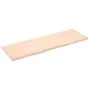 Tischplatte aus unbehandeltem massivem Eichenholz, 180 x 60 x (2–4) cm von vidaXL, Tischplatten - Ref: Foro24-3156330, Preis:...