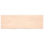 Tischplatte aus unbehandeltem massivem Eichenholz, 180 x 60 x (2–4) cm von vidaXL, Tischplatten - Ref: Foro24-3156330, Preis:...