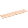 Tischplatte aus unbehandeltem massivem Eichenholz, 220 x 50 x (2–4) cm von vidaXL, Tischplatten - Ref: Foro24-3156340, Preis:...