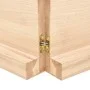 Untreated solid oak wood table top 200x60x(2-6) cm by vidaXL, Table tops - Ref: Foro24-3156337, Price: 154,71 €, Discount: %