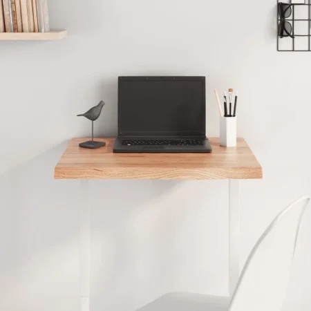 Light brown treated oak wood table top 60x40x(2-4) cm by vidaXL, Table tops - Ref: Foro24-3156345, Price: 63,44 €, Discount: %