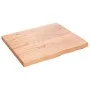 Light brown treated oak wood table top 60x50x(2-4) cm by vidaXL, Table tops - Ref: Foro24-3156348, Price: 74,45 €, Discount: %