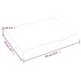 Tischplatte aus hellbraun behandeltem Eichenholz, 60 x 50 x (2–6) cm von vidaXL, Tischplatten - Ref: Foro24-3156349, Preis: 8...