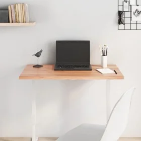 Tabletop made of light brown treated oak wood 80x60x2 cm by vidaXL, Table tops - Ref: Foro24-3156359, Price: 57,40 €, Discoun...