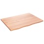 Tabletop made of light brown treated oak wood 80x60x2 cm by vidaXL, Table tops - Ref: Foro24-3156359, Price: 58,14 €, Discoun...