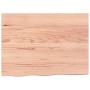 Tabletop made of light brown treated oak wood 80x60x2 cm by vidaXL, Table tops - Ref: Foro24-3156359, Price: 58,14 €, Discoun...