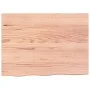 Tischplatte aus hellbraun behandeltem Eichenholz, 80 x 60 x (2–6) cm von vidaXL, Tischplatten - Ref: Foro24-3156361, Preis: 8...