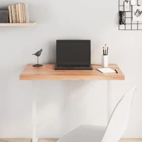 Light brown treated oak wood table top 80x40x(2-4) cm by vidaXL, Table tops - Ref: Foro24-3156354, Price: 74,38 €, Discount: %