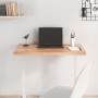 Light brown treated oak wood table top 80x40x(2-4) cm by vidaXL, Table tops - Ref: Foro24-3156354, Price: 75,76 €, Discount: %